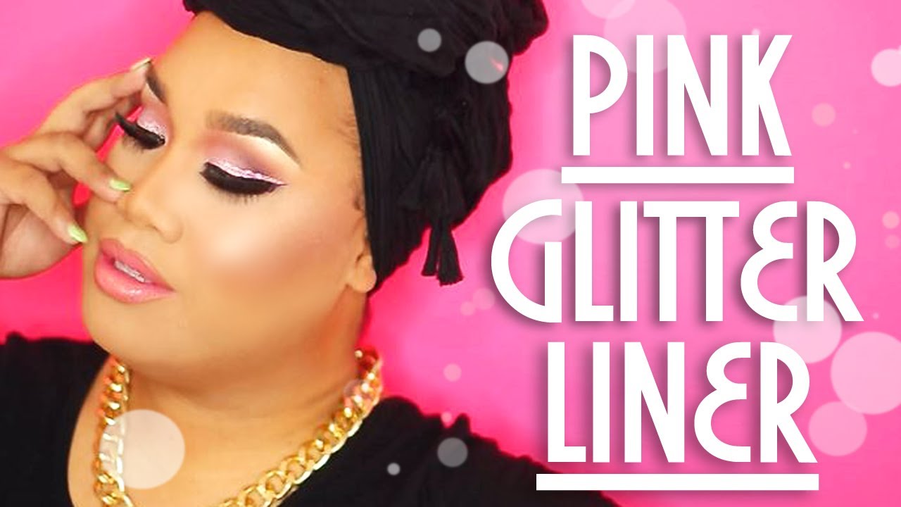 PINK GLITTER LINER SMOKEY EYE PatrickStarrr