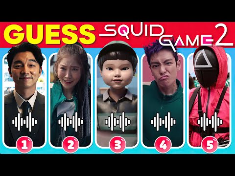 Guess Squid Game 2 Characters by Their Voice & Emojis ~ Squid Game Season 2 Quiz |Thanos, Player 456