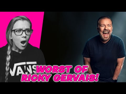 AMERICAN REACTS TO RICKY GERVAIS | AMANDA RAE