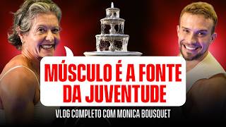 UM DIA INTEIRO COM MÔNICA BOUSQUET: bastidores, treino e podcast