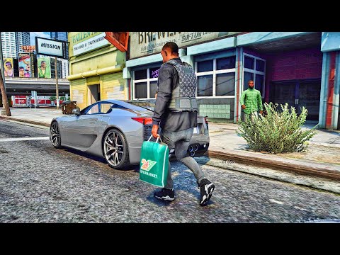 PLAYING as CJ in GTA 5|| Let's go to work|| 4K