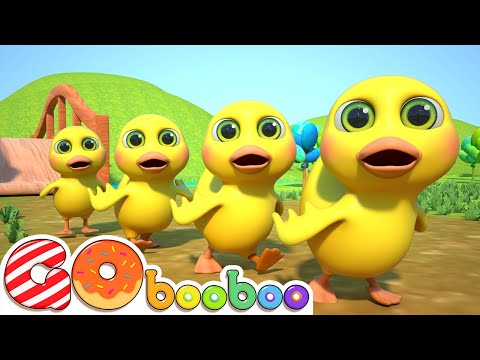 Five Little Ducks | Learn Colors & Numbers Song | GoBooBoo Kids Songs & Nursery Rhymes