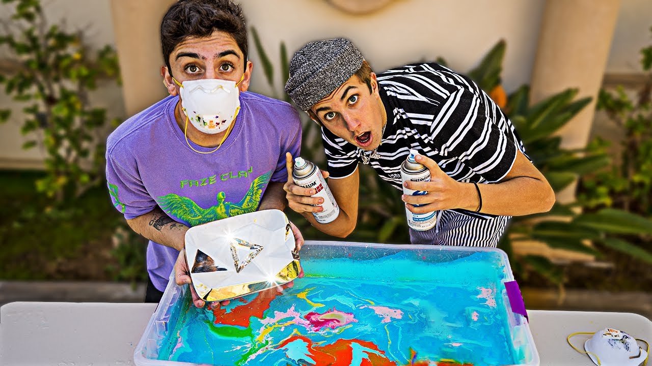 I Hydro Dipped My Diamond Play Button. (ft. Marko)