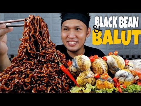 10X BALUT + BLACK BEAN NOODLES Mukbang ASMR | Mukbang Philippines