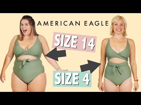 Size 4 & Size 14 Try On the Same Outfits from American Eagle!