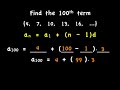 Exploring Arithmetic Sequences