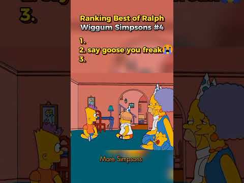 Ranking Best of Ralph Wiggum Simpsons #4