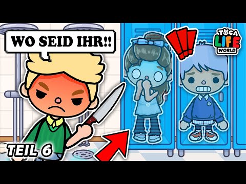 🚫 HILFE ⁉️WIR VESTECKEN UNS VOR MEINEM GEMEINEN  STIEFVATER 😰TEIL 6 🩷 DEUTSCHE TOCA BOCA STORY