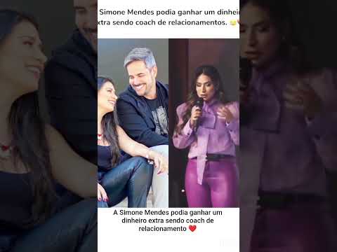 A Simone Mendes podia ganhar um dinheiro extra sendo coach de relacionamento ❤️