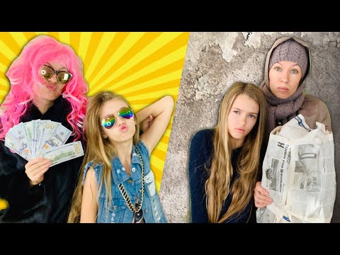 Богатая МАМА vs Бедная мама - Богатая малявка и бедная школьница ожидание реальность Скетч НАША МАША