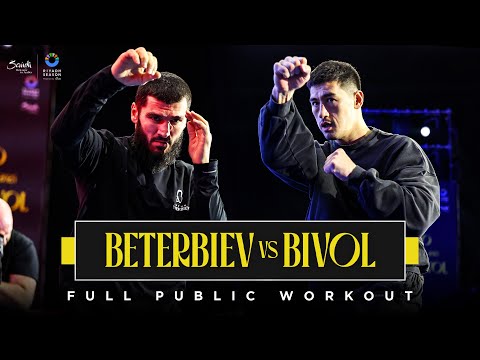 Artur Beterbiev vs Dmitry Bivol 2 FULL Public Workout | Light-Heavyweight UNDISPUTED #RiyadhSeason