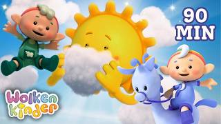 Verstecken, Hüpfen & Spielen! 🌈 | Wolkenkinder Cartoons für Kleinkinder