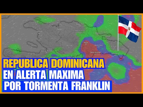 TORMENTA FRANKLIN LLEGA A REPÚBLICA DOMINICANA | ALERTA MÁXIMA ? - Una Nueva Mañana EN VIVO ?