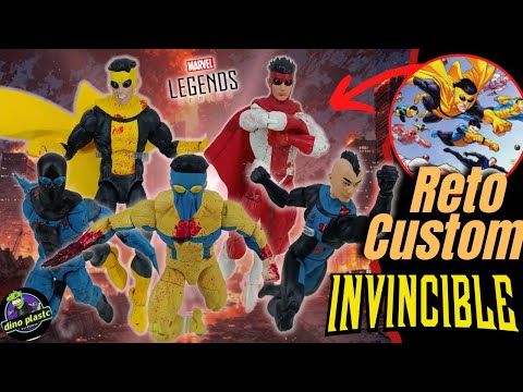 Reto custom invencible ¡¡¡5 figuras en 4 días !!!!!!🥶🥶😭 #invencibles