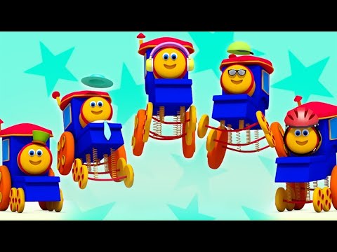 Five Little Babies 👶 & Finger Family 🖐️ | Bob the Train Nursery Rhymes & Kids Songs for Toddlers