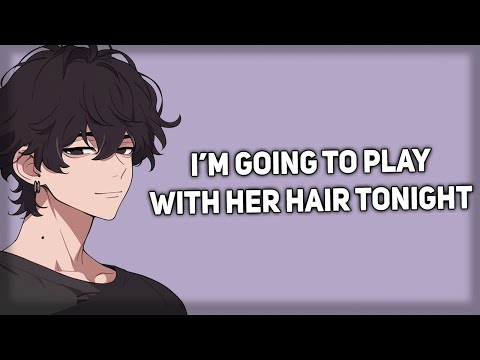 Sleepy boyfriend plays with your hair while spooning you [Sleep Aid] [Hair Playing] [ASMR Boyfriend]