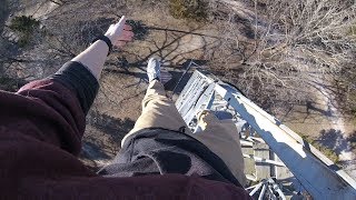 Climbing a Massive Fire Tower (POV)
