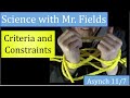 Understanding Criteria and Constraints in Projects