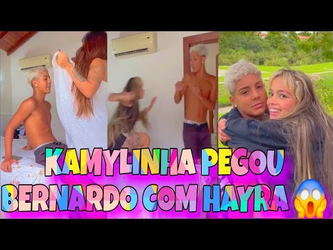 KAMYLINHA PEGOU BERNARDO E HAYRA JUNTOS 😱 KAMYLA FEZ ISSO QUANDO VIU😱😱