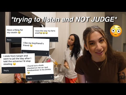 Reacting to My Subscriber's CRAZY Confessions...*we listen and we don't judge 😀* | Vlogmas Day 22