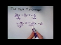 Finding Slope and Y-Intercept from Linear Equations