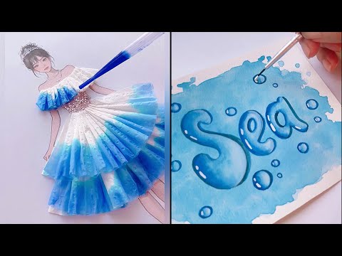 Cool art ideas || 8 easy painting for beginners