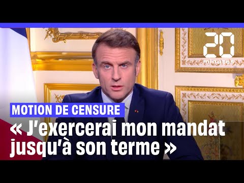 Pas de démission, nouveau gouvernement : Ce qu'il faut retenir de l'allocution d'Emmanuel Macron