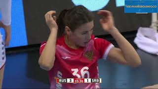 RUSSIA X SERVIA JOGO DE HANDEBOL ADULTO FEMININO VALENDO UMA VAGA NOS JOGOS OLÍMPICOS DE TOKIO 2021