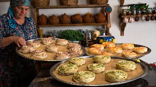 Village Style Layered Flatbreads with Fresh Fillings 🥬🥕