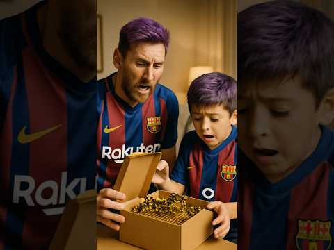 When Messi and Ronaldo's Sons Spark a Battle Between the Two Dads! #ronaldo #messi #bee #shorts
