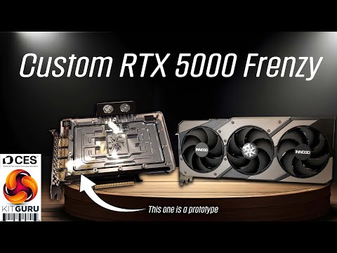 CES 2025: INNO3D RTX 5000 Series GPUs