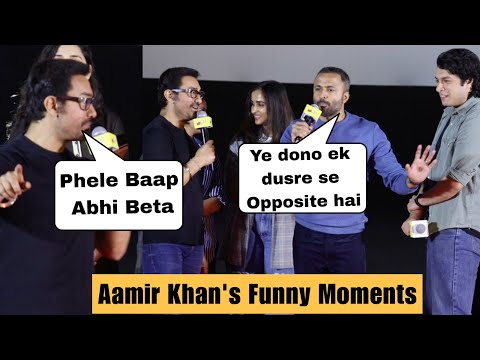 Aamir Khan's Funny Moments at the Loveyapa Trailer Event | Junaid Khan | Uncut Press Conference