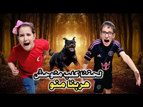 خلودة تهجم علكلب ولحقنا صرنا نهرب منو 😱