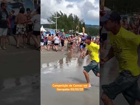 Competição de Canoas em Garopaba 02/02/25