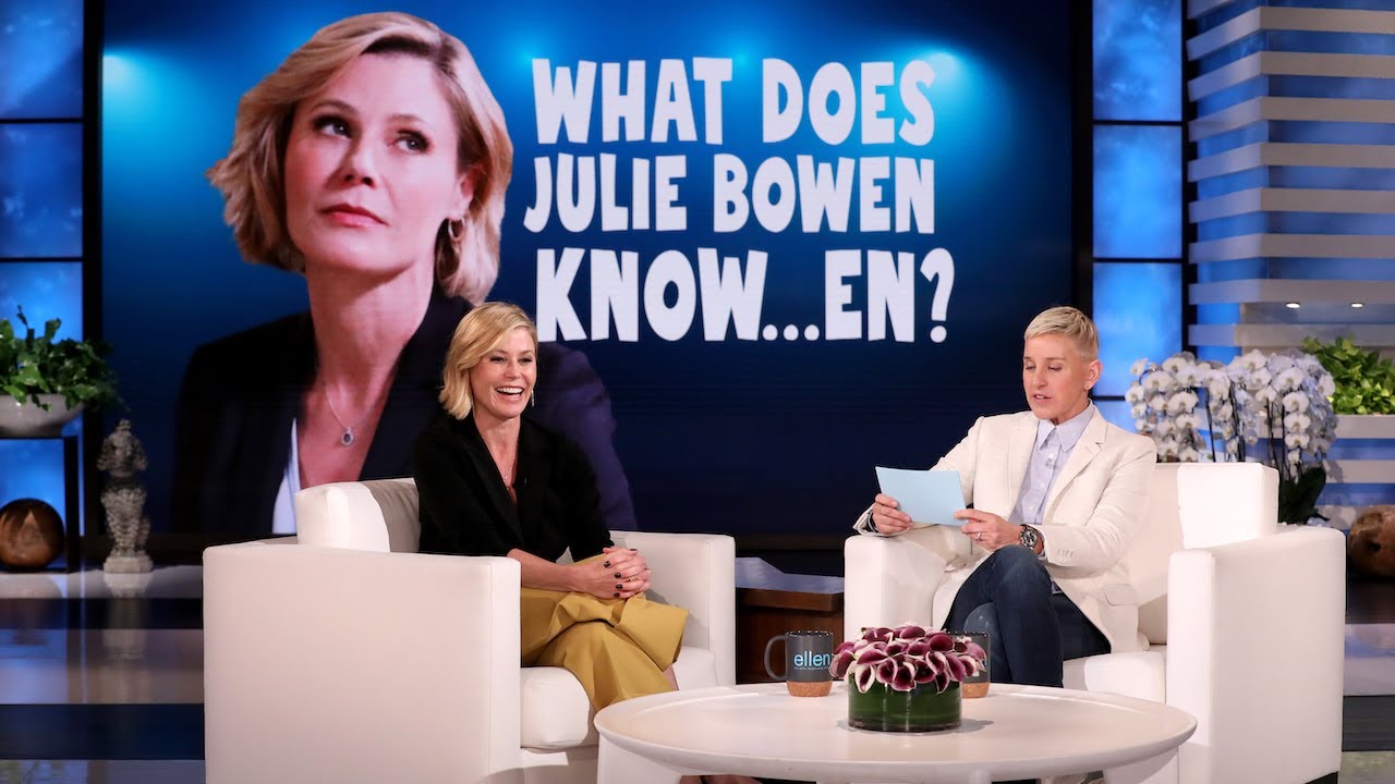 Julie Bowen Lies to Ellen in What Does Julie Bowen Know. en?