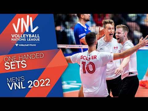 One handed sets Men's VNL 2022 | VNL2022