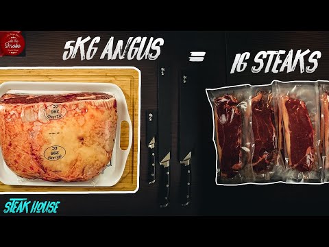 5KG Angus SIRLOIN = 16 STEAKS | SteakHouse | All The Smoke