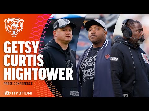 Getsy, Curtis, Hightower talk matchup vs. Falcons | Chicago Bears video clip