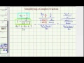 Simplifying Complex Fractions and Expressions