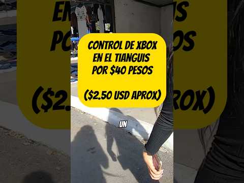😱 Control De Xbox En El Tianguis Por $40 Pesos #shorts