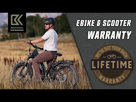 Our eBikes have the BEST warrenty in the business!