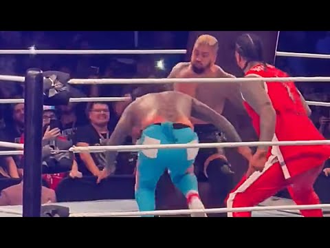 OG Bloodline,s Jey Uso Spear Solo Sikoa On The Table At WWE Live Event 29/12/24 Highlights