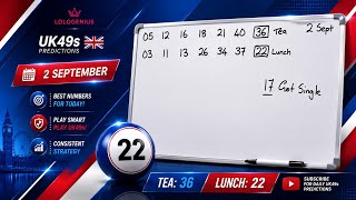 HOW I BREAK UK49S RED HOT CODE #UK49S #seo  | 02 SEPTEMBER