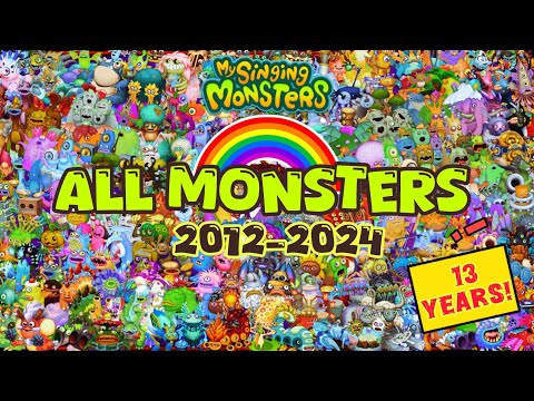 HOW MANY MONSTERS was released in My Singing Monsters for 12 YEARS?? 2012-2024 (so far)