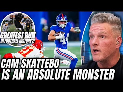 You Should Know How Big Of A DAWG Cam Skattebo Is... | Pat McAfee Show