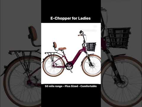 Electric Bikes for Beautiful Plus Size Ladies - built in America 🇺🇸