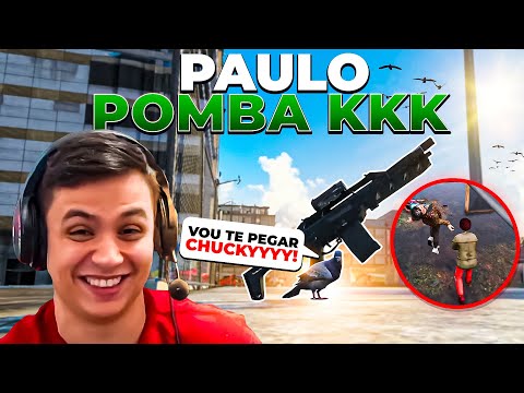 PAULINHO POMBO FOI ATRÁS DO CHUCKY no GTA RP!😂 (Modder clips)