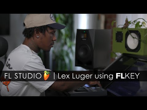 Novation FLkey | Lex Luger making a beat using FLkey