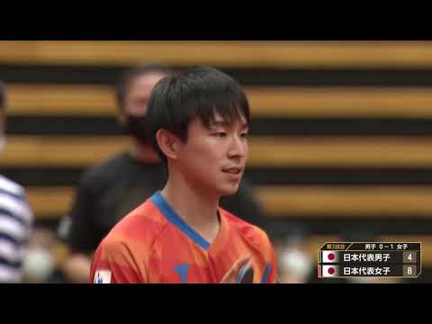 女子日本代表に一人で大量得点する丹羽孝希｜2020 JAPAN オールスタードリームマッチ｜English sub