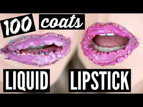 100 Coats of Liquid Lipstick
